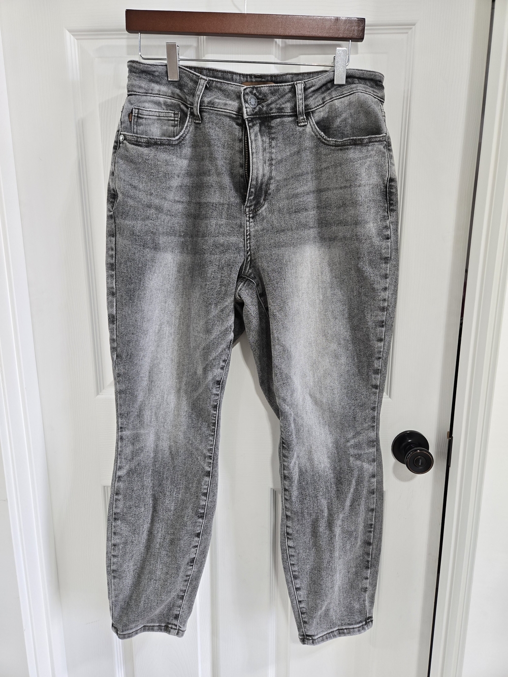 Judy Blue Grey Washed Denim Jeans